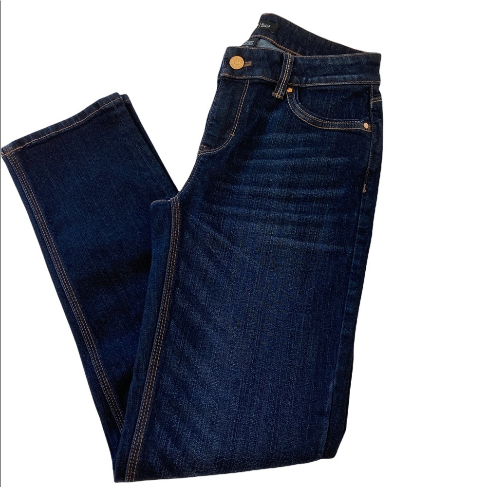 WHBM Noir jeans, Boot Cut, Boot Leg, 2R